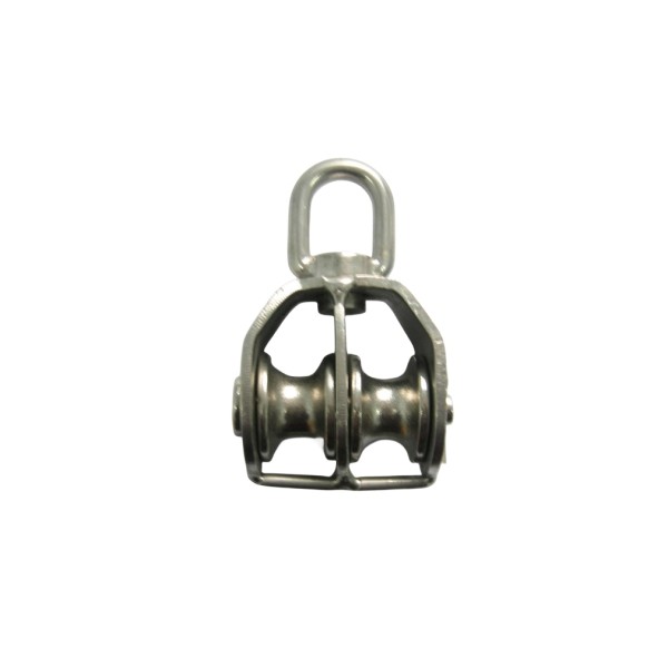 Stainless Steel Double Pulley Moving Pulley Wire Rope Hardware Lifting Accessories Rigging Hardware