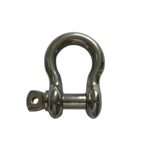 Stainless Steel European Bow Shackle Horseshoe Shackle D Type Buckle China High Quality Bow Shackle