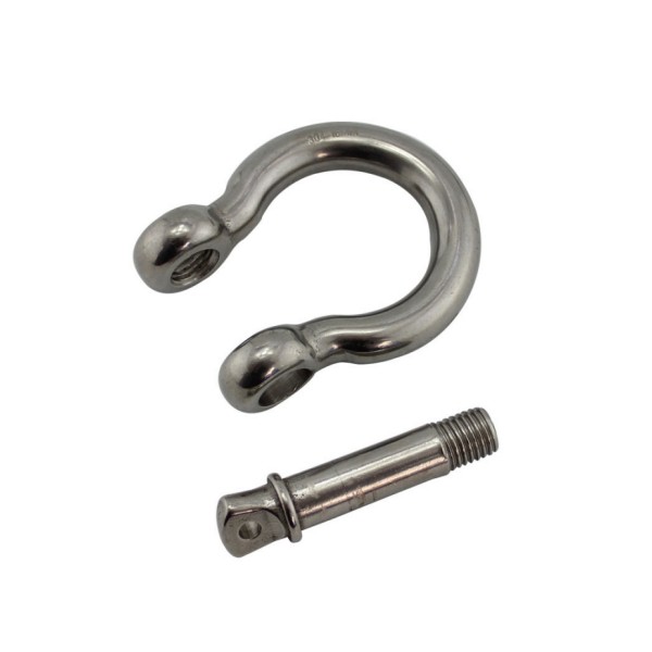 Stainless Steel European Bow Shackle Horseshoe Shackle D Type Buckle China High Quality Bow Shackle