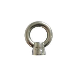 304 High Quality Stainless Steel Eye Nut Rope Fitting Stainless M6 Lifting Screw Hook Eye Nut