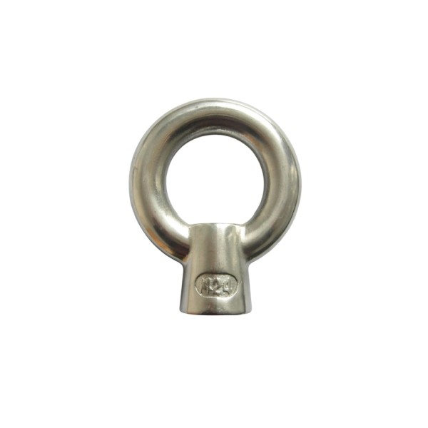 304 High Quality Stainless Steel Eye Nut Rope Fitting Stainless M6 Lifting Screw Hook Eye Nut