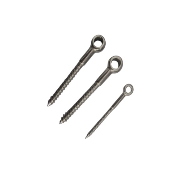 Stainless Steel Lifting Ring Wood Screw Self Tapping Screw Sheep Eye Screw