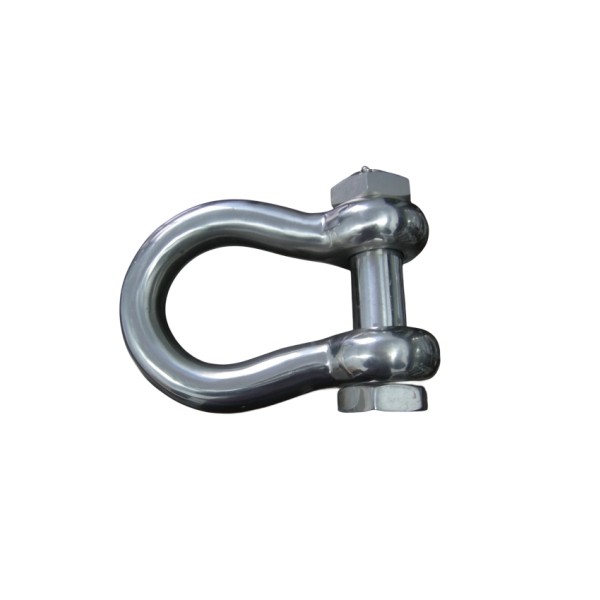 Stainless Steel Meigong Insurance Shackle Bow With Nut Shackle Sling Accessories Lifting Accessories