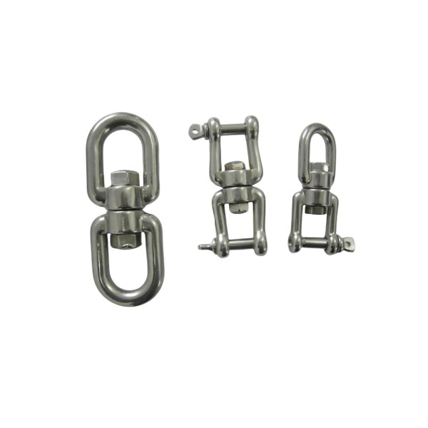 Stainless Steel Ring Fork Rotating Ring Sandbag Accessory Shackle Jaw Eye Swivel Snap Shackle Stainless Steel D Shackle