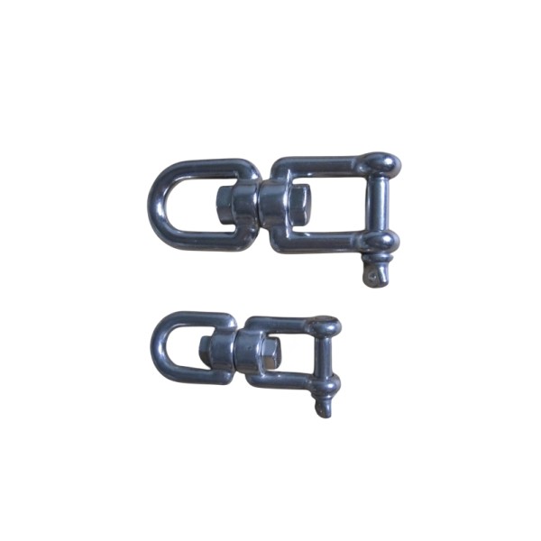 Stainless Steel Ring Fork Rotating Ring Sandbag Accessory Shackle Jaw Eye Swivel Snap Shackle Stainless Steel D Shackle