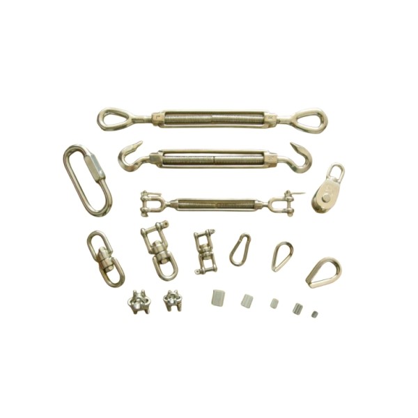Stainless Steel Spiral Buckle Rigging Orchid Screw Tensioner American Orchid Screw Sling Accessories