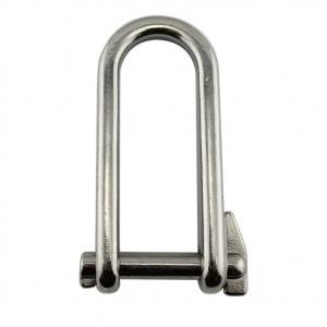 Stainless Steel 316 Key Pin Shackle U Shaped Buckle Hardware Sling D Shackle Marine Rigging Accessory