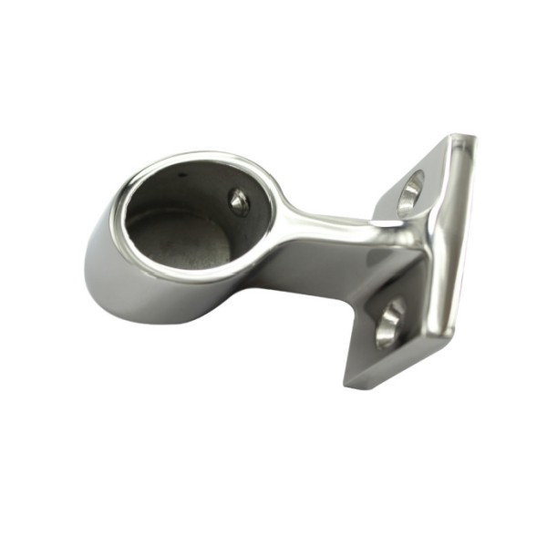 Marine Boat Hand Rail Fitting Stainless Steel Stanchion Center 60 Mirror Polish Boat Fitting Yacht Front Bracket