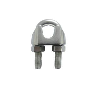Stainless Steel Malleable Steel Clamp Head Steel Wire Rope Clamp Head U-Shaped Buckle Rope Clamp Stainless Steel Rigging Hardware