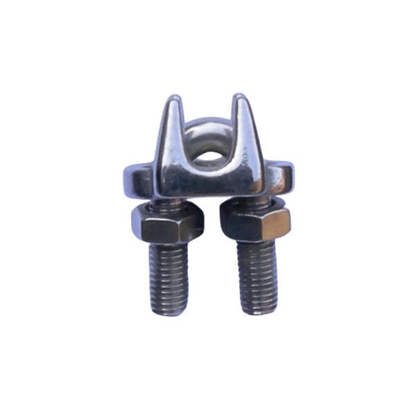 Stainless Steel 304 Steel Wire Rope Clamp Head 304 316 Stainless Steel Us Malleable Clip Marine Hardware