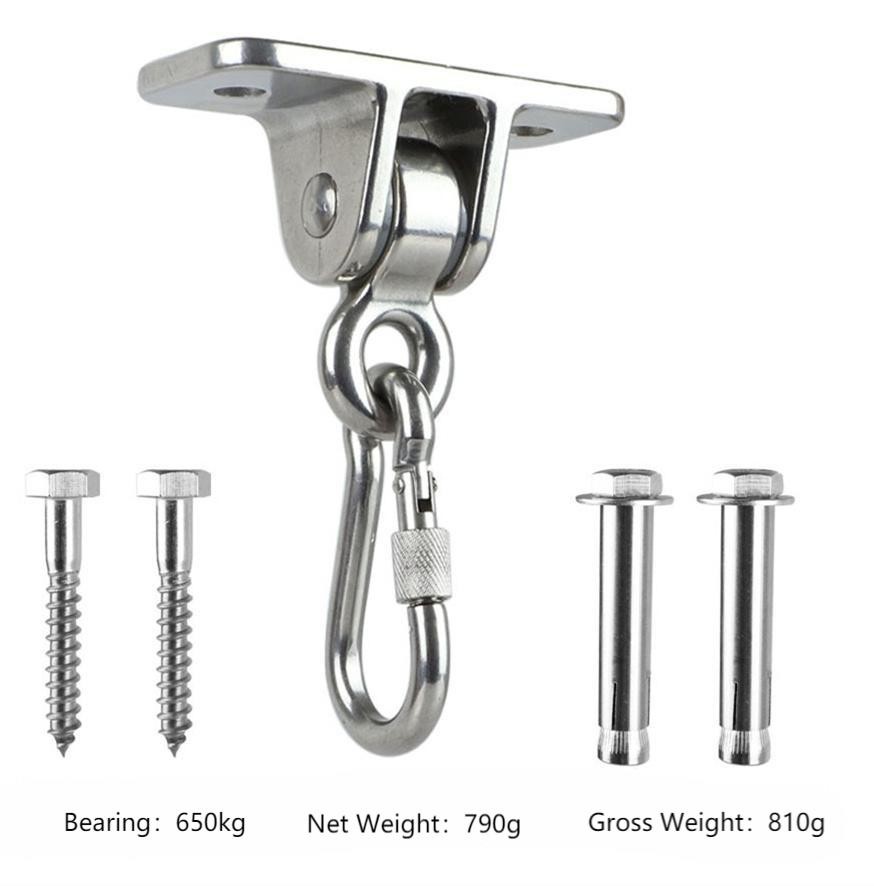 Heavy Duty 800kg Stainless Steel Swing Hanging Hardware Kit Playground Indoor Outdoor Ceiling Hook Swing Hangers