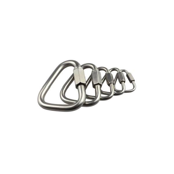 Triangular Arc Connection Buckle Meilong Lock Mountain Climbing Buckle Rock Vlimbing Connection Ring Triangular Hook