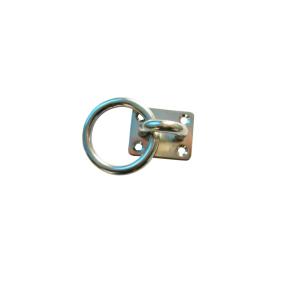Stainless Steel Marine Grade Hardware Wall Mounted Welded Ring Square Pad Eye Plate Rigging Hardware