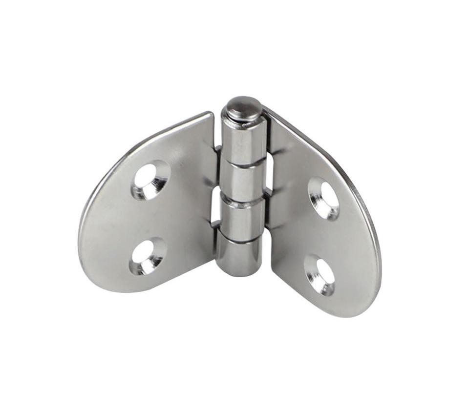 Heavy Duty Marine Mirror Polished Cast Strap Hinge SS304 Window Hinge Hardware Door Connector Stainless Steel Hinges