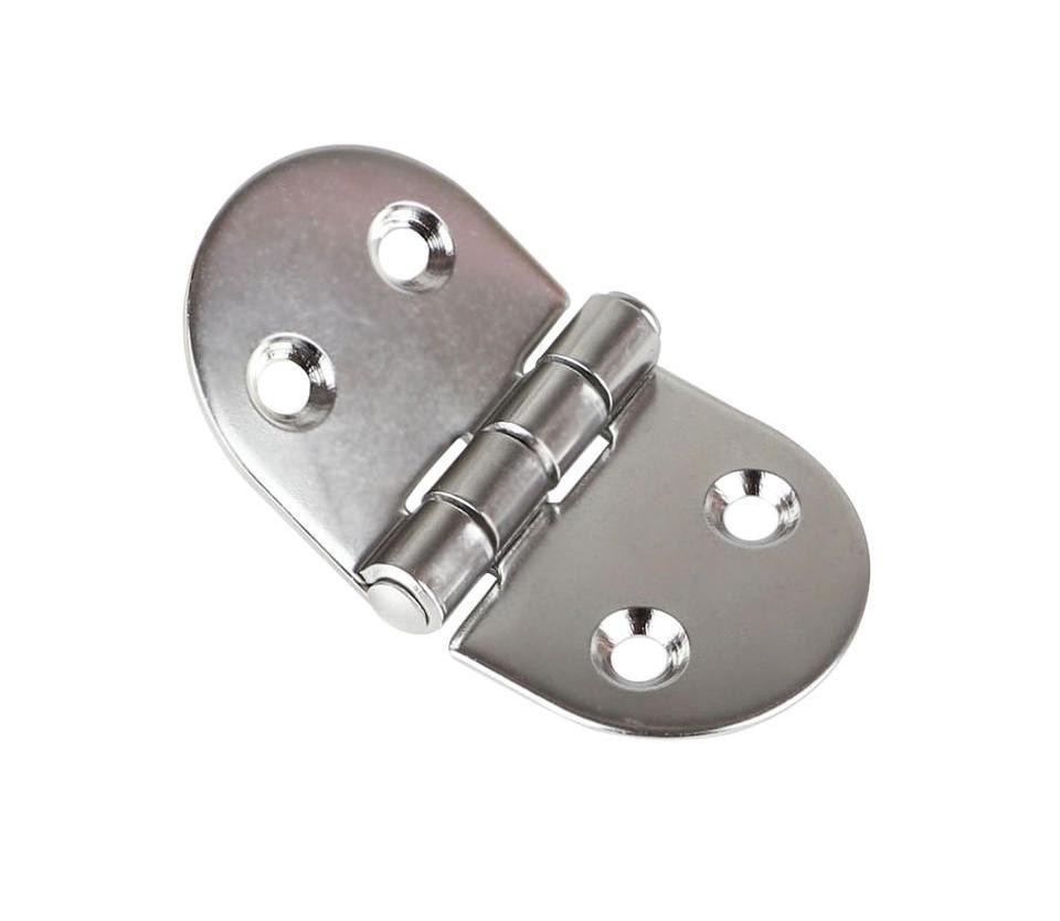 Heavy Duty Marine Mirror Polished Cast Strap Hinge SS304 Window Hinge Hardware Door Connector Stainless Steel Hinges