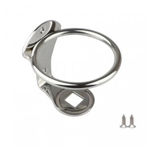 Yacht RV Retrofit Accessories Mirror Polished Tea Cup Holder Stainless Steel Cup Holder Drink Holder