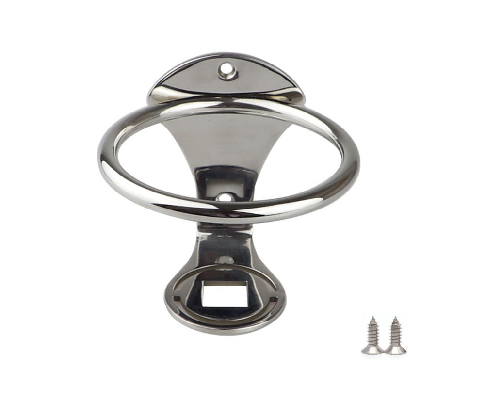 Yacht RV Retrofit Accessories Mirror Polished Tea Cup Holder Stainless Steel Cup Holder Drink Holder